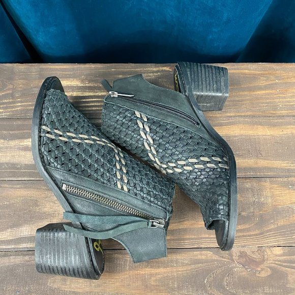 Sam Edelman Cooper Leather Open Toe Sandal Bootie - Picture 6 of 9